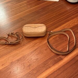 Tan Leather Coach Crossbody Bag